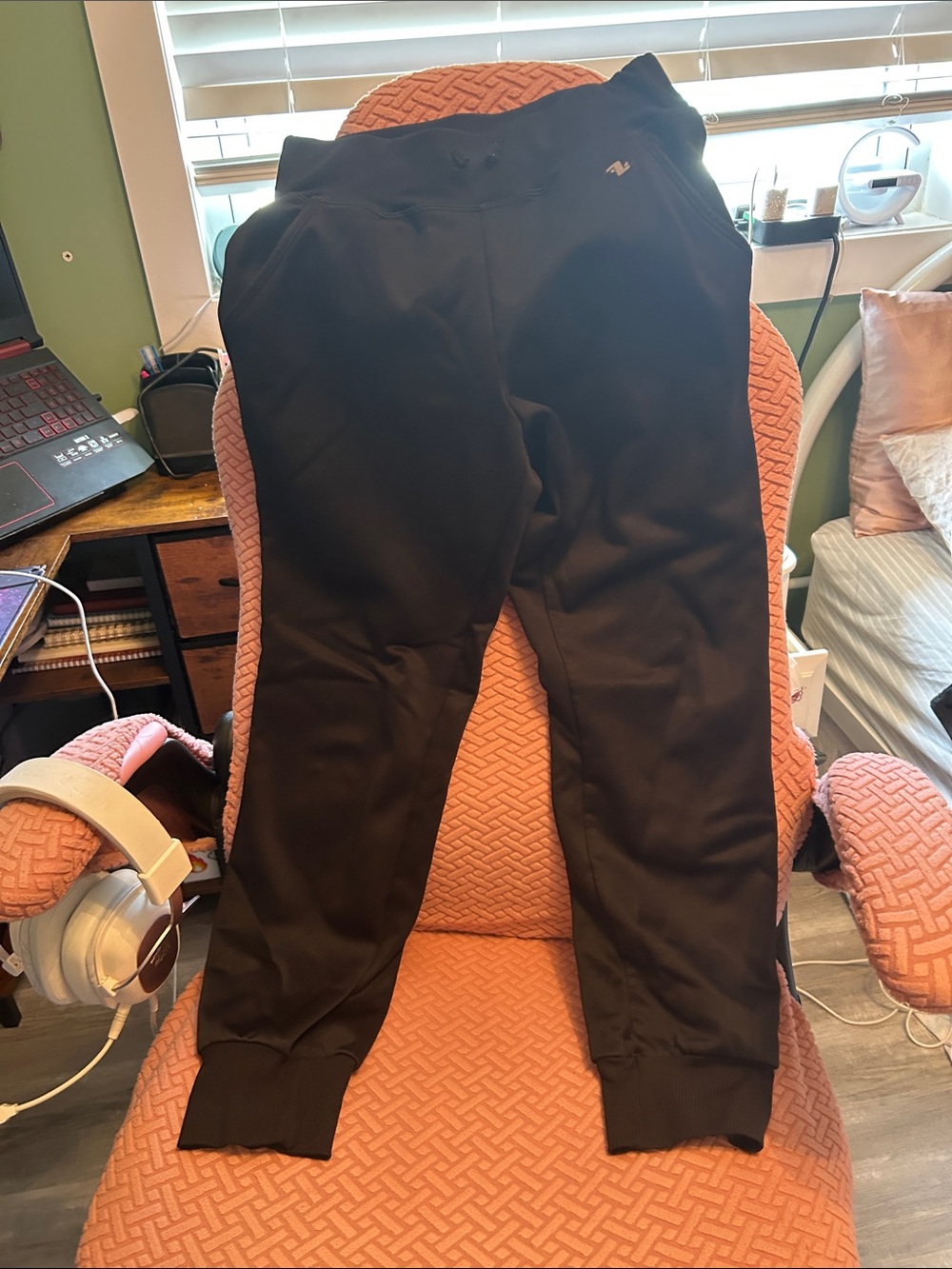 Teens Black Jogger Pants